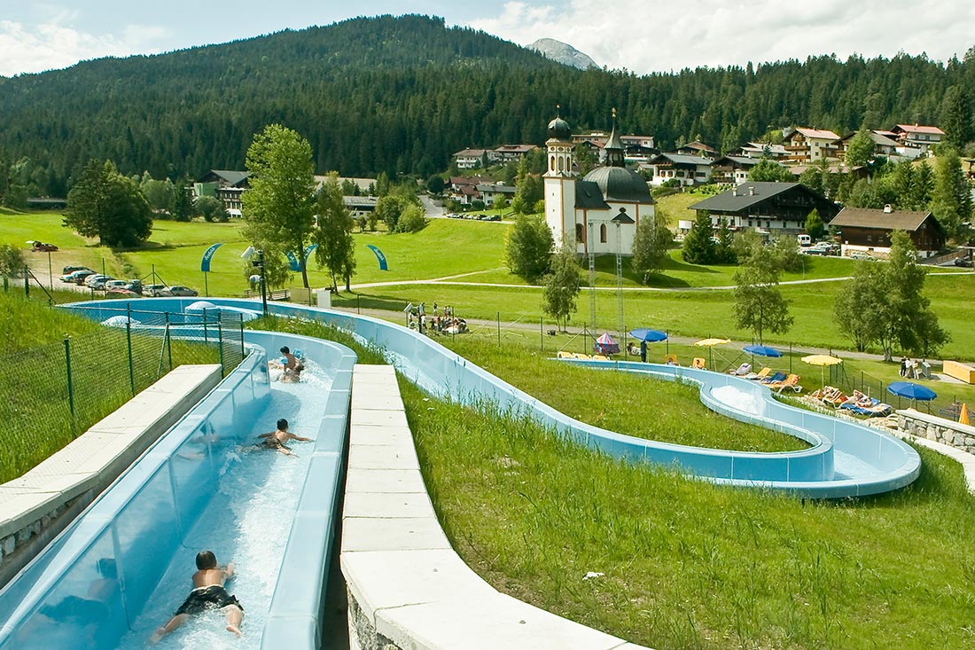 Seefeld con bambini: Scivolo Olympiabad