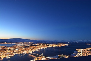 Veduta di Tromso, Norvegia