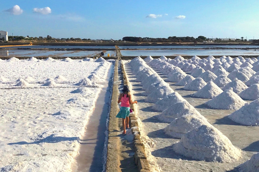 Le Saline Di Trapani Loro Bianco Della Sicilia