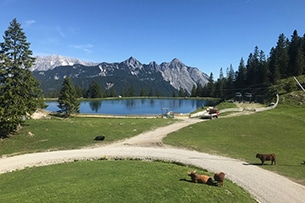 Seefeld con bambini d'estate, Kaltwassersee