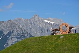 Seefeld con bambini d'estate, paesaggio