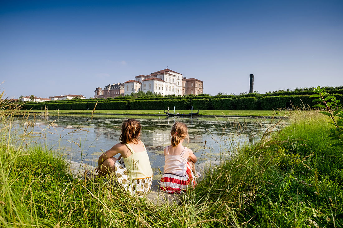 La Reggia di Venaria con bambini, giardini