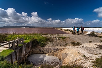 Cammino di Santa Barbara con bambini, le saline