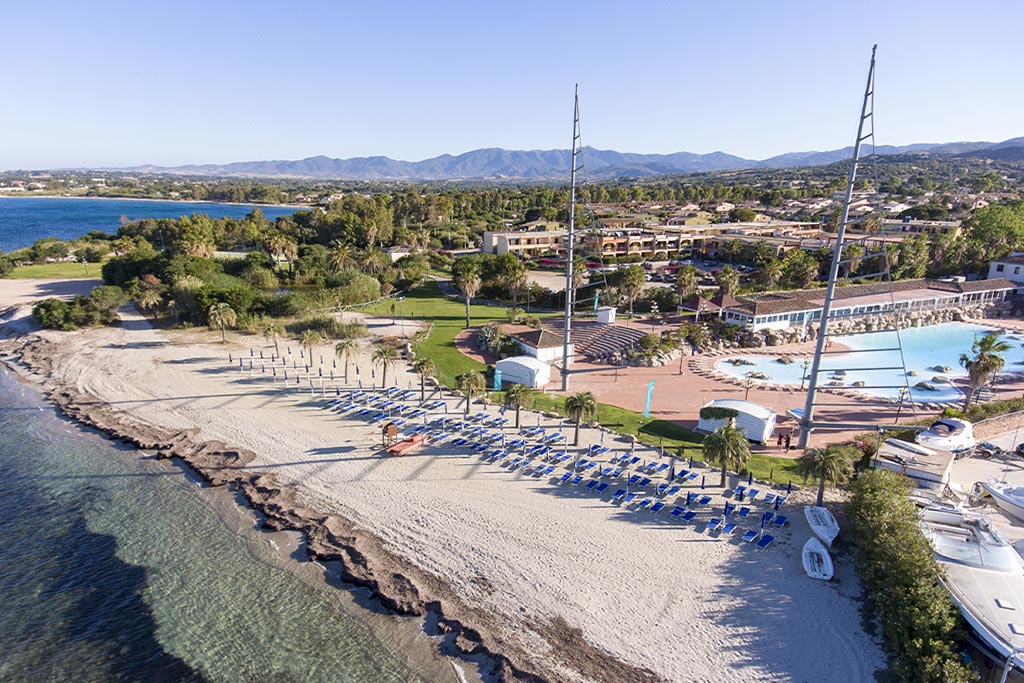 Sighientu Resort Thalasso & Spa per bambini in sud Sardegna, spiaggia