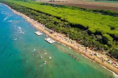 Camping Village Voltoncino per bambini in Maremma, panoramica della costa