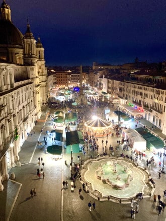 Piazza Navona a Natale