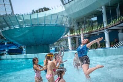 Thermana Lasko in Slovenia, animazione in piscina