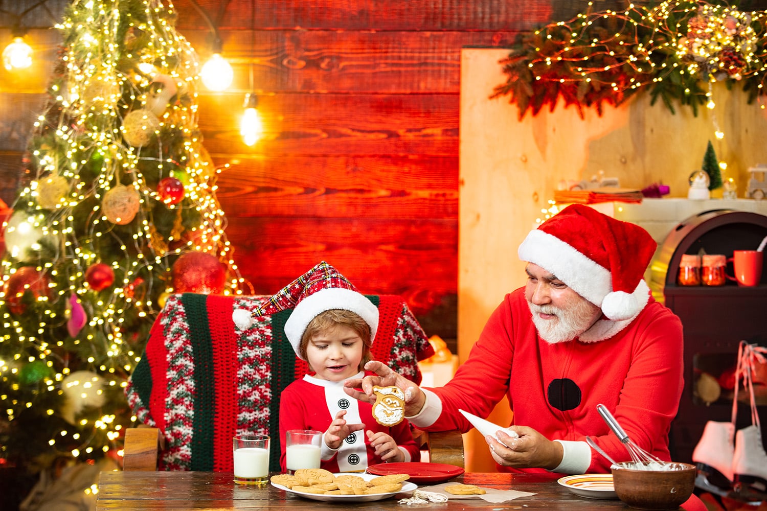 Biscotti con Babbo Natale