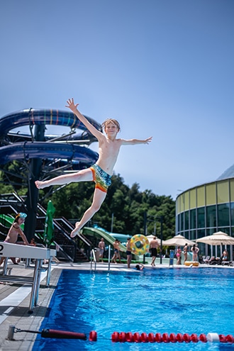 Terme di Lasko, piscine esterne