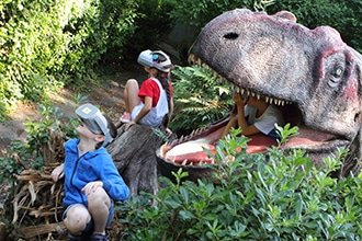 Giardino zoologico di Pistoia, visori preistoria