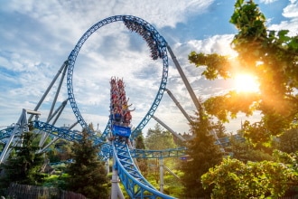 Blue Fire Roller Coaster