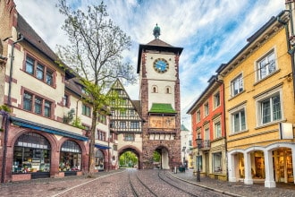 Friburgo con bambini SchwabenTor