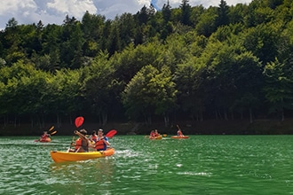 Canoa in Alpe Cimbra