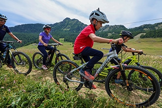 Bici in famiglia a Torgnon