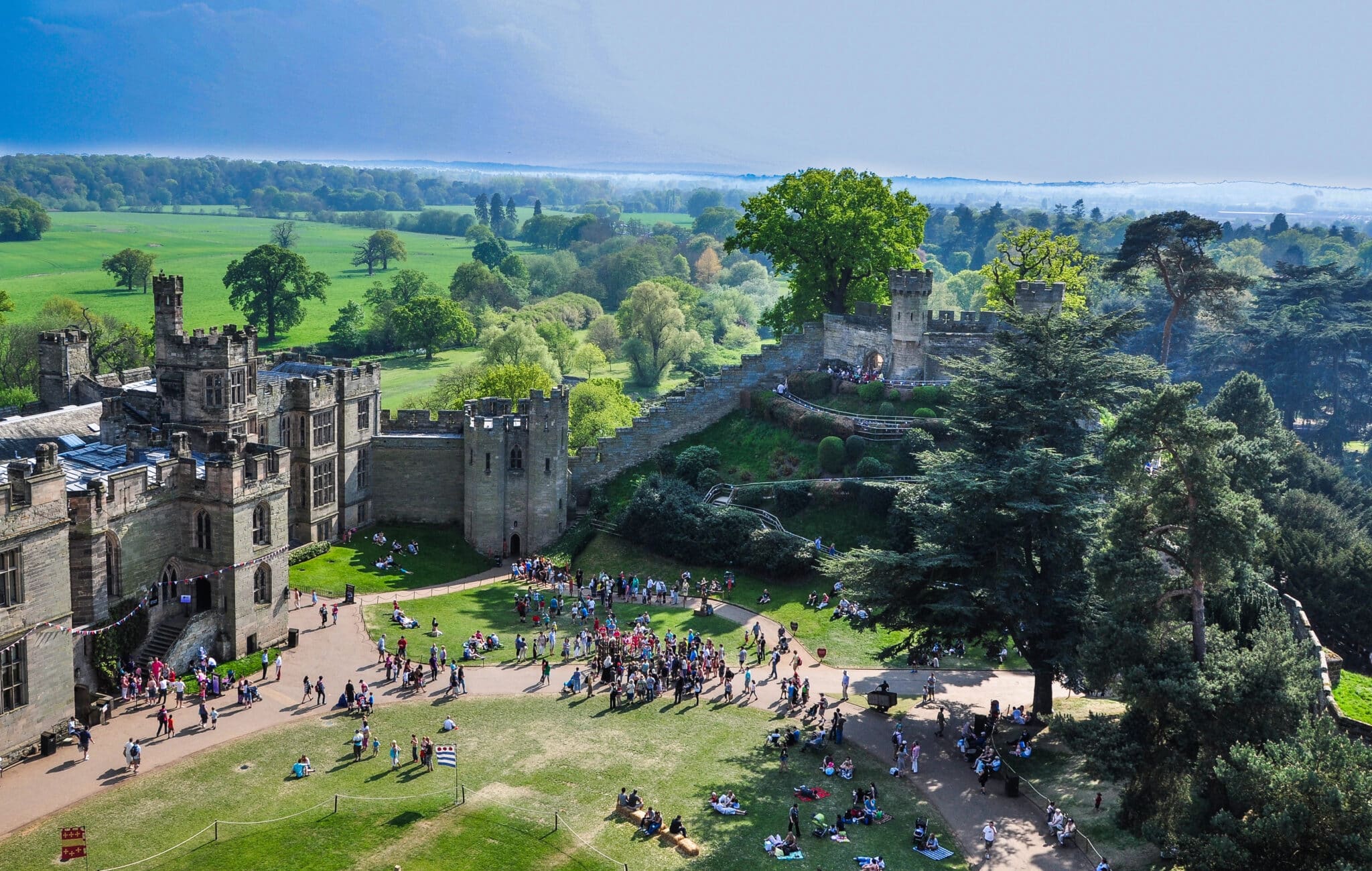 Castello di Warwick in Gran Bretagna