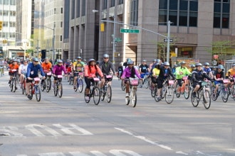 New York in bicicletta