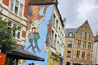 Murales a Bruxelles, il percorso del fumetto, Broussaille