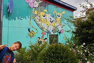 Murales a Bruxelles, il percorso del fumetto, Marsupilami