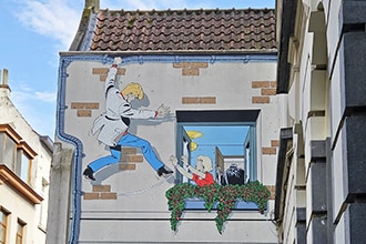 Murales a Bruxelles, il percorso del fumetto, Ric Hochet