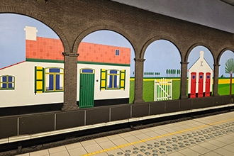 Murales a Bruxelles, metro Clemenceau