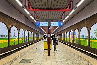 Murales a Bruxelles, metro Clemenceau