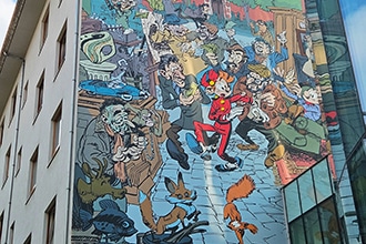 Murales a Bruxelles, il percorso del fumetto, Spirou