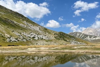 Cammino del Gran Sasso lago 