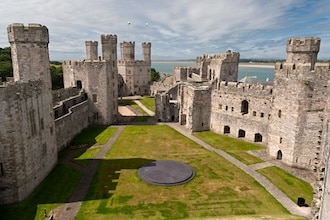 Castello Caernarfon in Inghilterra