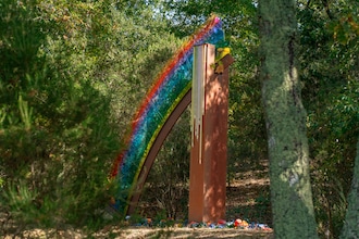 LandArt_ParcoScultureChianti_Rainbow-Crash-Federica-Marangoni-Ph-by-Fabio-Giamello