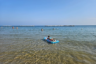 Spiagge di Pesaro per bambini