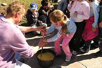 la polenta a Gelindo dei Magredi