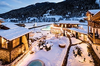 Schneeberg panoramica inverno