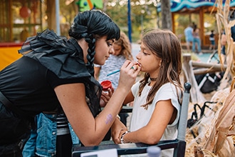 Parco Junior a Lignano, truccabimbi Halloween