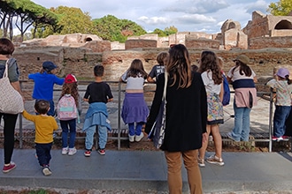 Scavi di Ostia antica, laboratorio per bambini