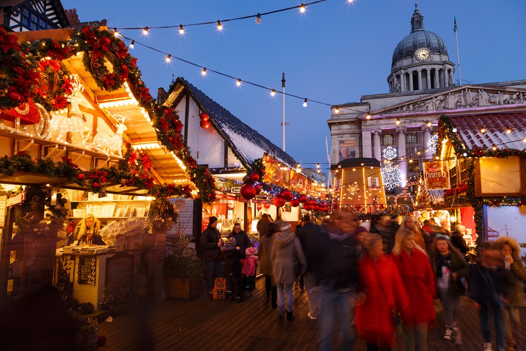 Mercatini di Natale in Gran Bretagna, Nottingham