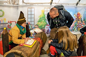 Diploma bambina - Grotta di Babbo Natale