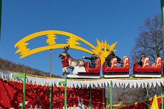 Slitta volante al villaggio dei Twergi