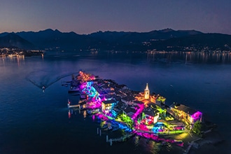 Luminarie natalizie Lago Maggiore