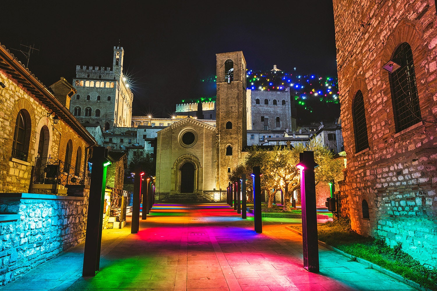 Natale a Gubbio, luci