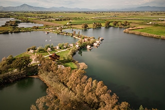 Laghi Nabi glamping, panoramica autunno-inverno