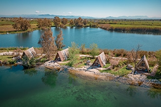 Laghi Nabi glamping, tende bordo lago