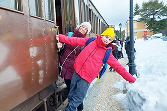 Transiberiana d'italia, la Ferrovia dei Parchi in Abruzzo, Campo di Giove