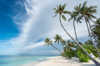 Siyam World Resort alle Maldive, spiaggia