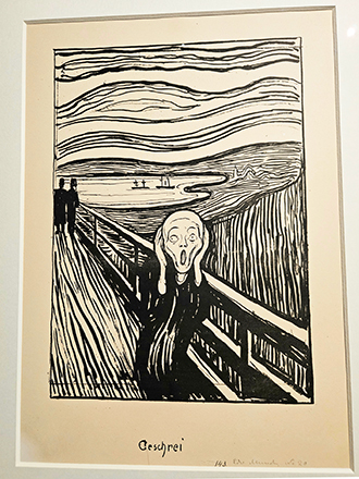 Mostra Munch a Roma, litografia de l'Urlo